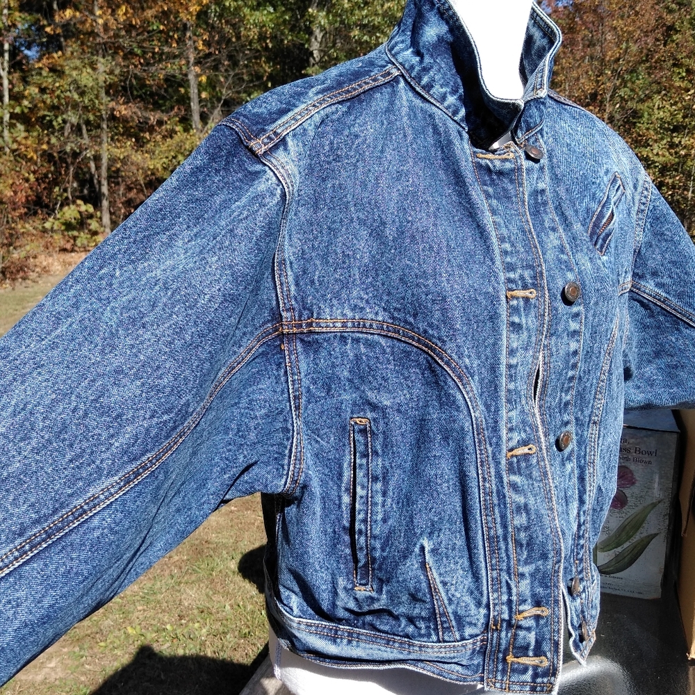 Vintage Nuovo Industrial Jean Jacket Sz L